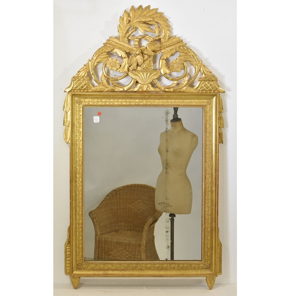 SPC186 1 antique gold leaf mirror antic carved XVIII.jpg